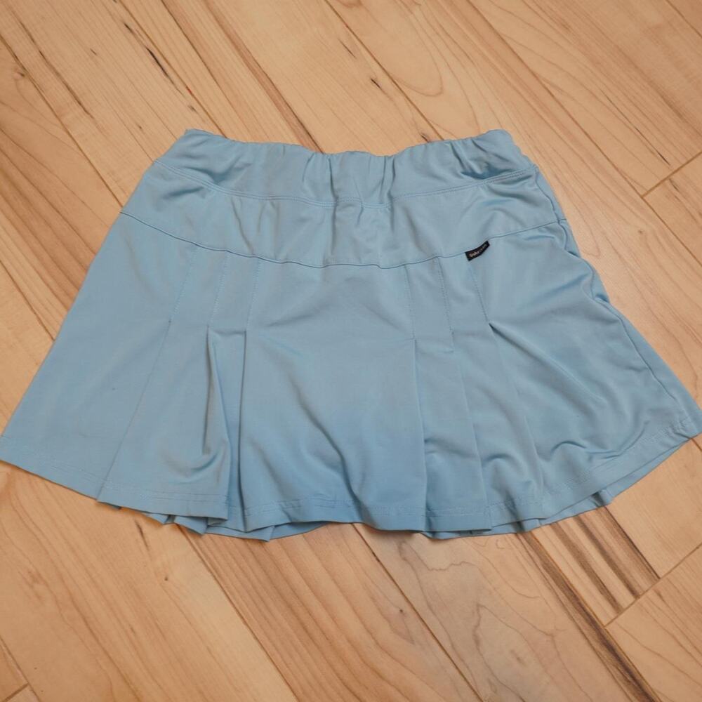 Sobrisah Baby Blue Pleated Athletic Skort Built-In Shorts Tennis M